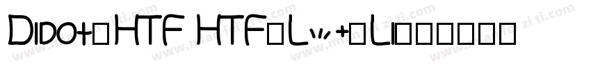 Didot-HTF HTF-L42-Li字体转换